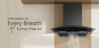 auto clean chimney for kitchen | House of Sujata