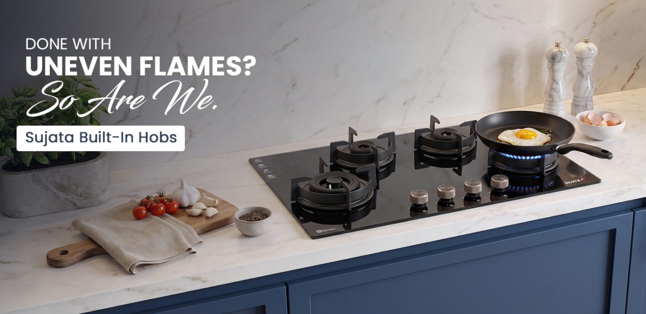 Kitchen with Built in Hobs | House of Sujata